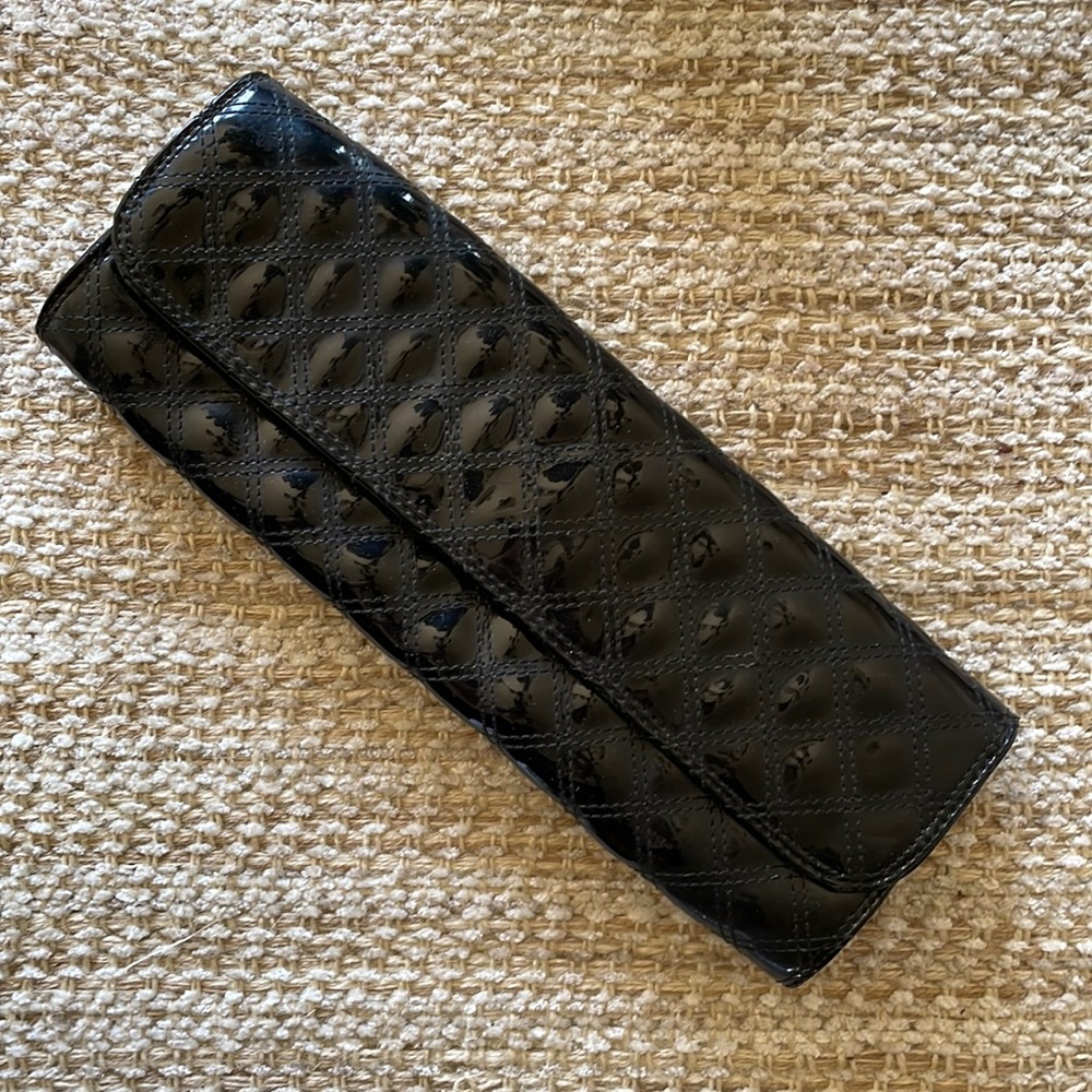 Gap Patent Leather Clutch OS